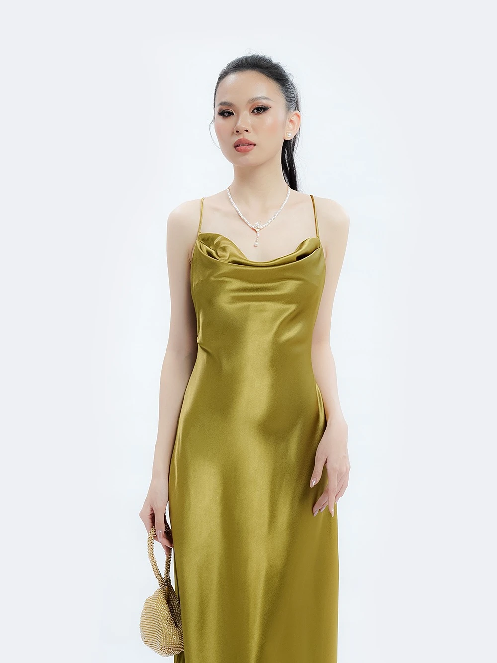 Đầm lụa buộc dây sau lưng Adela Dress – Lụa Là – ảnh 25