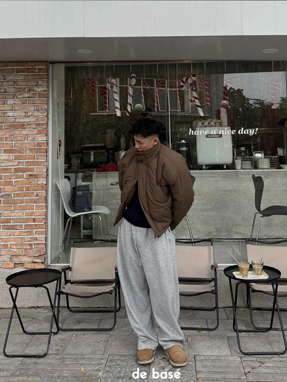 Quần Nỉ Ống Rộng SWEAZE Pants - Quần Nỉ Ống Rộng – De Basé, màu đen – ảnh 5