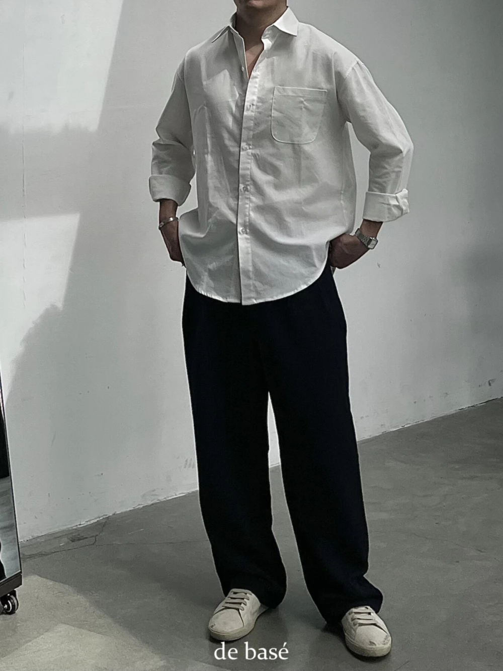 Quần Xuông Ống Rộng CLASSY Wide Leg Pants - Quần Xuông Ống Rộng – De Basé, màu đen – ảnh 2