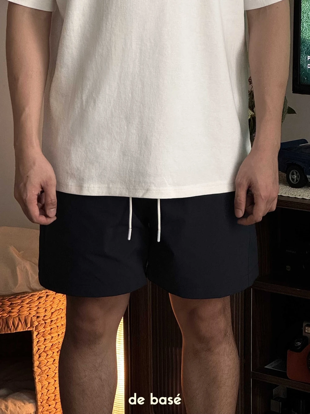 Quần Short Gió - LIGHT Wind Short Quần Short Gió - LIGHT Wind Short – De Basé, màu đen – ảnh 2