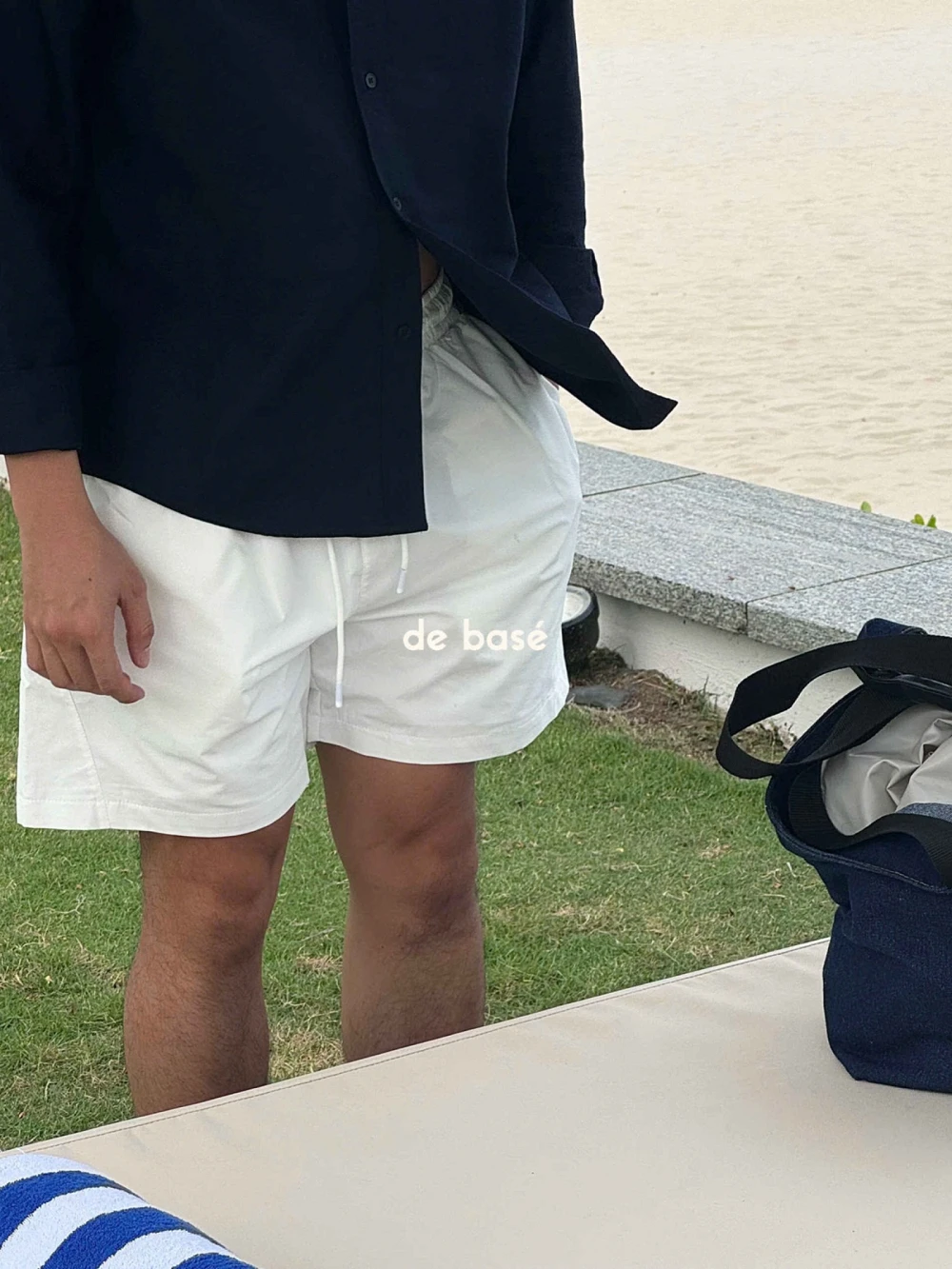 Quần Short Gió - LIGHT Wind Short Quần Short Gió - LIGHT Wind Short – De Basé, màu trắng – ảnh 5