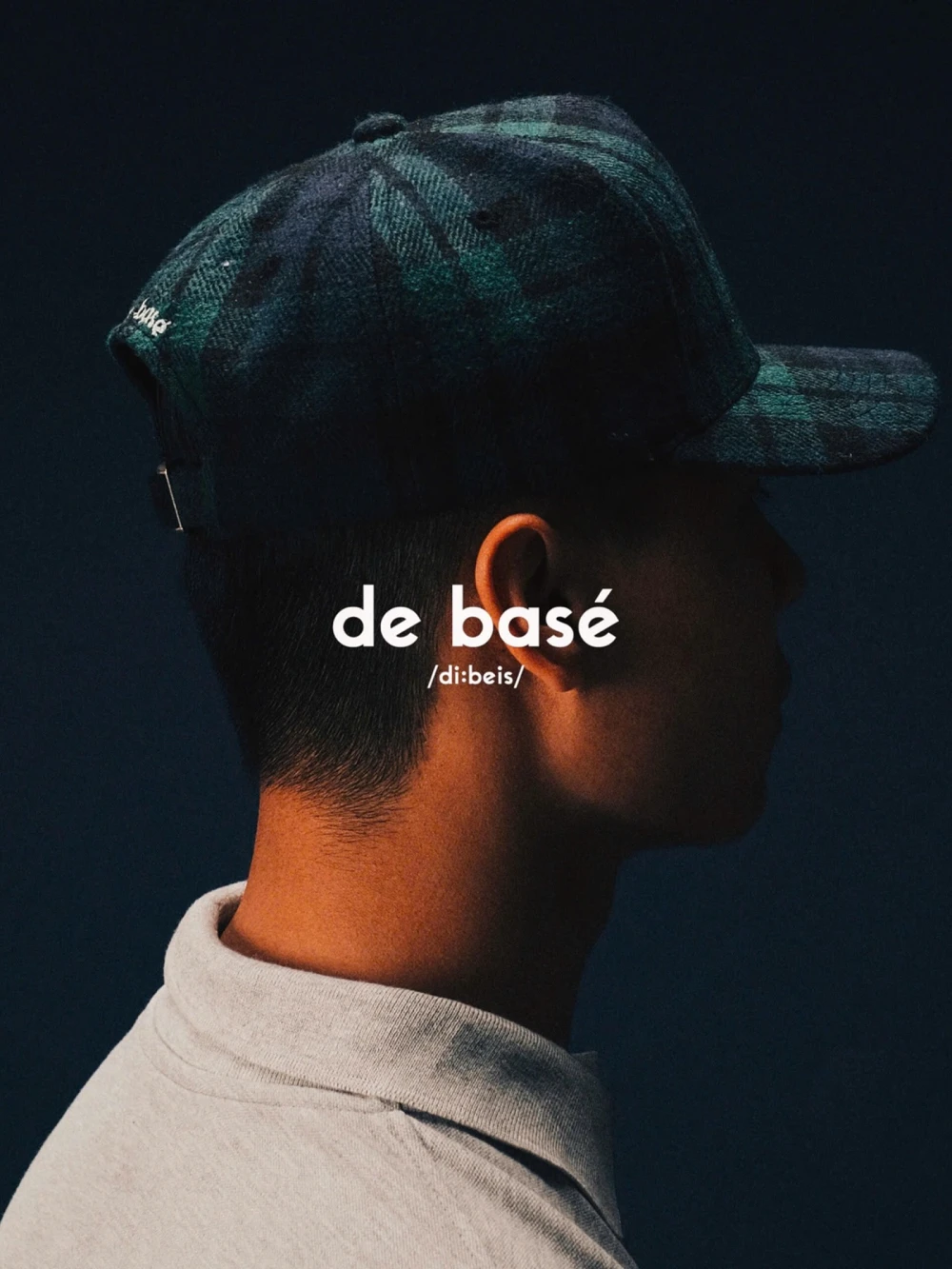 Logo CAP 01 - Mũ d. Logo CAP 01 - Mũ d. – De Basé, màu dạ kẻ xanh – ảnh 2