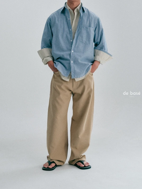 Quần Kaki Be Ống Rộng PANTS 08 - Quần Kaki Be Ống Rộng – De Basé
