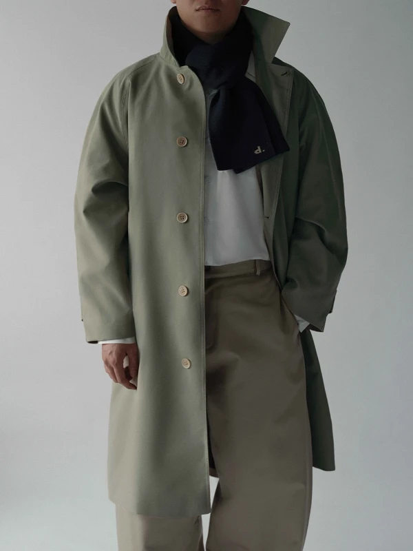 Áo Khoác Kaki Dài Tay Cong TRENCH COAT 01 - Áo Khoác Kaki Dài Tay Cong – De Basé