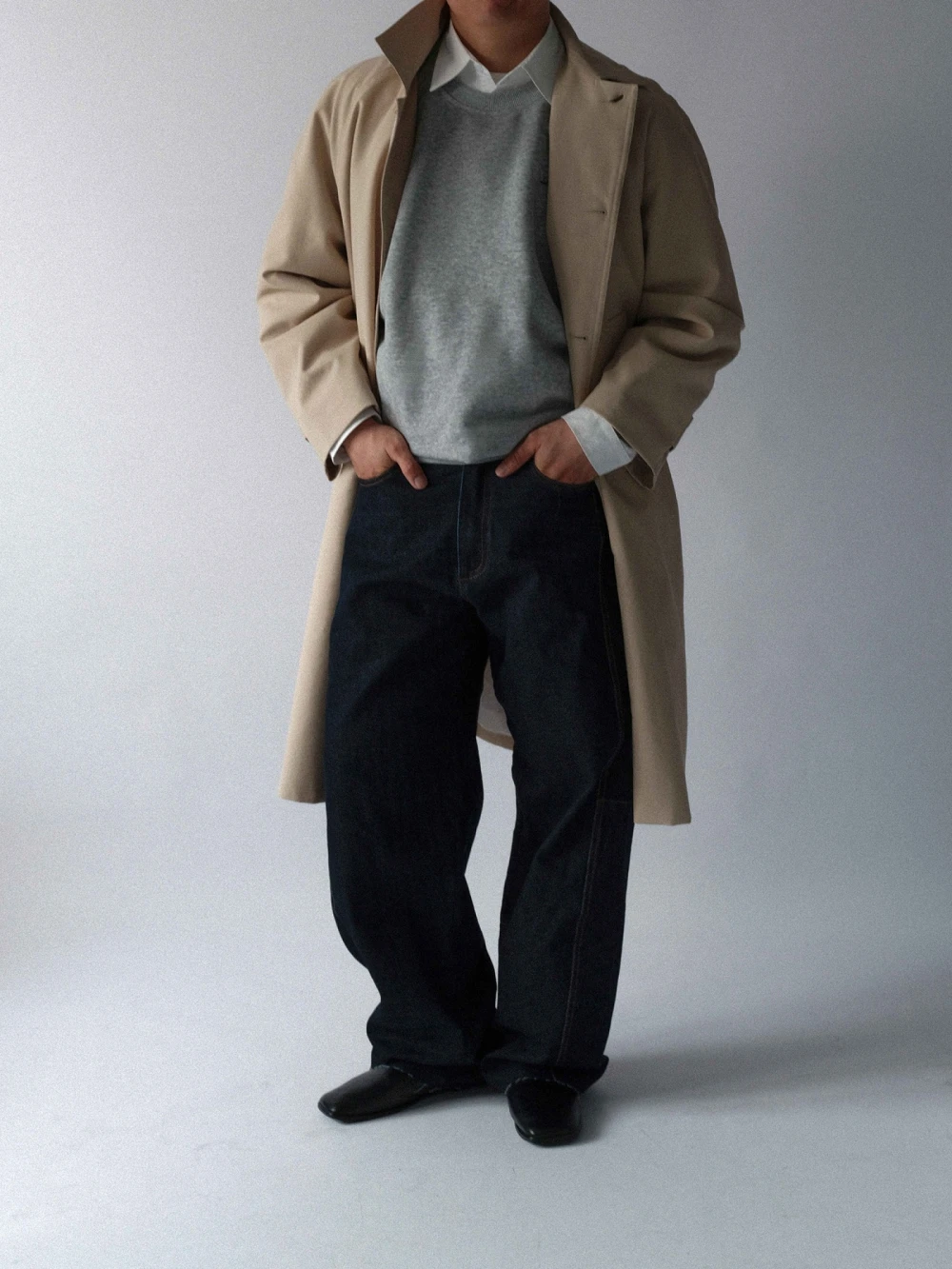 Áo Khoác Kaki Dài Tay Cong TRENCH COAT 01 - Áo Khoác Kaki Dài Tay Cong – De Basé – ảnh 6