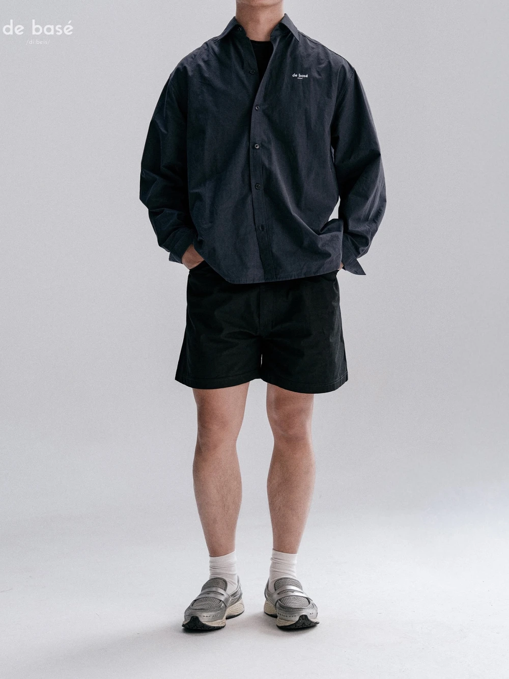 Áo Sơ Mi In Logo SHIRT 03 - Áo Sơ Mi In Logo – De Basé, màu trắng – ảnh 4