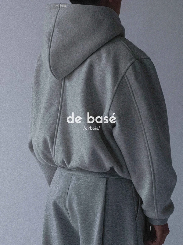 Áo Khoác Hoodie Zip Nỉ bông 440gsm ZIP-UP HOODIE 01 - Áo Khoác Hoodie Zip Nỉ bông 440gsm – De Basé